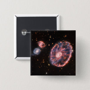 Cartwheel Galaxy, James Webb Space Telescope Button