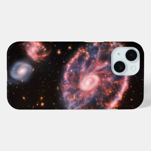 Cartwheel Galaxy, James Webb Space Telescope Case-Mate iPhone Hülle (Rückseite (Horizontal))