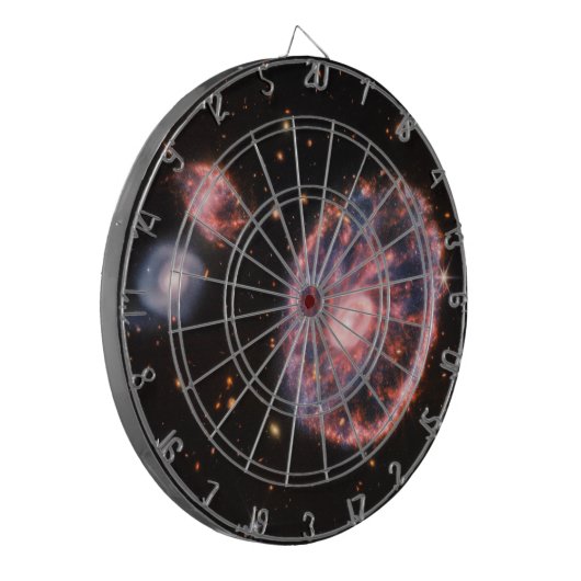 Cartwheel Galaxy, James Webb Space Telescope Dartscheibe (Vorderseite Links)