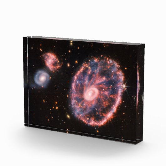 Cartwheel Galaxy, James Webb Space Telescope Fotoblock (Rechts)