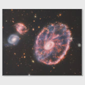 Cartwheel Galaxy, James Webb Space Telescope Geschenkpapier (Flach)