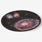 Cartwheel Galaxy, James Webb Space Telescope Pappteller (Schrägansicht)