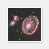Cartwheel Galaxy, James Webb Space Telescope Serviette (Vorderseite)