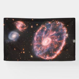 Cartwheel Galaxy JWST James Webb Space Telescope Banner