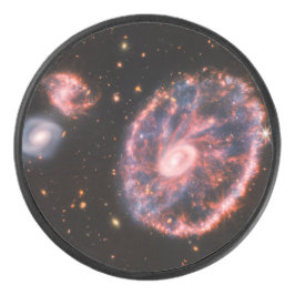 Cartwheel Galaxy JWST James Webb Space Telescope Eishockey Puck