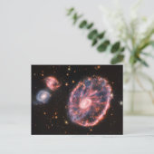 Cartwheel Galaxy JWST James Webb Space Telescope I Postkarte (Stehend Vorderseite)