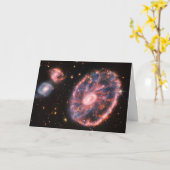 Cartwheel Galaxy JWST James Webb Space Telescope Karte (Gelbe Blume)