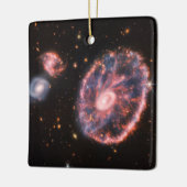 Cartwheel Galaxy JWST James Webb Space Telescope Keramikornament (Links)