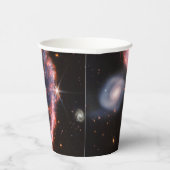 Cartwheel Galaxy JWST James Webb Space Telescope Pappbecher (Rechts)