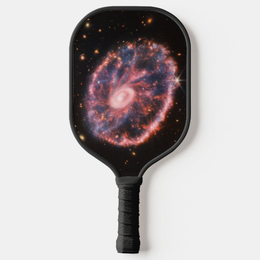Cartwheel Galaxy JWST James Webb Space Telescope Pickleball Schläger (Rückseite)