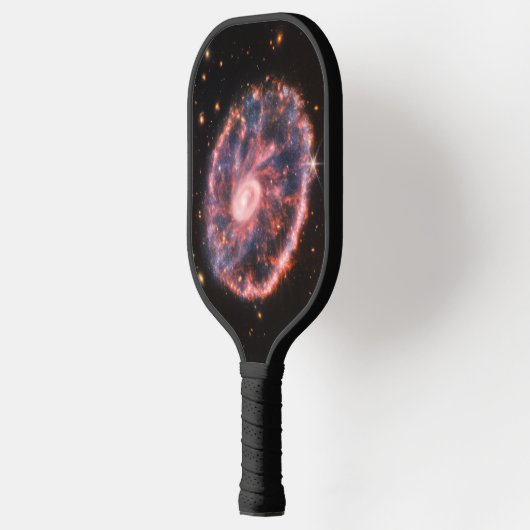 Cartwheel Galaxy JWST James Webb Space Telescope Pickleball Schläger (Links)