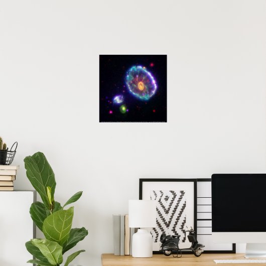 Cartwheel Galaxy Poster (Heimbüro)