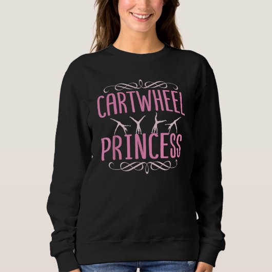 Cartwheel Gymnastics Gymnast Girls 2 Sweatshirt (Vorderseite)