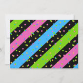 Cartwheels & Cupcakes Gymnastik Geburtstagsparty Einladung (Rückseite)