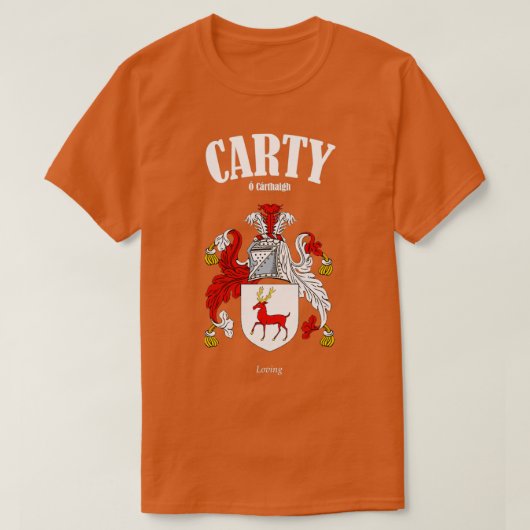 Carty Family Coat - Übersetzung und Bedeutung von T-Shirt (Design vorne)