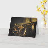 Carvaggio Kunstwerk Karte (Gelbe Blume)