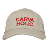 CARVAHOLIC HAT BESTICKTE BASEBALLKAPPE (Vorderseite)