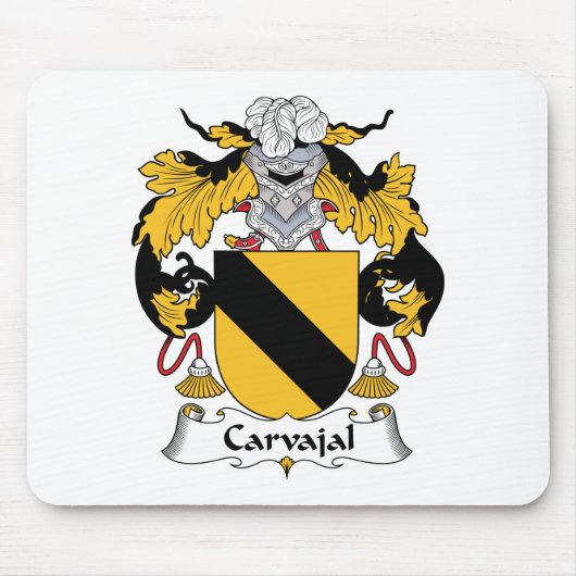 Carvajal Familienwappen Mousepad (Vorne)
