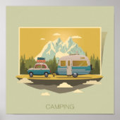 Carvan Camping Poster (Vorne)