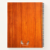 Carved Atlantic Puffin-Notebook Notizblock (Rückseite)