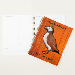 Carved Atlantic Puffin Planer