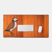 Carved Atlantic Puffin Schreibtischunterlage (Tastatur & Maus)