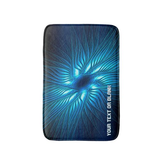 Carved Blue Star Badematte (Vorderseite Vertikal)