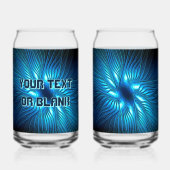 Carved Blue Star Canvas Print Dosenglas (Vorderseite)