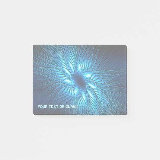 Carved Blue Star Canvas Print Post-it Klebezettel (Vorderseite)