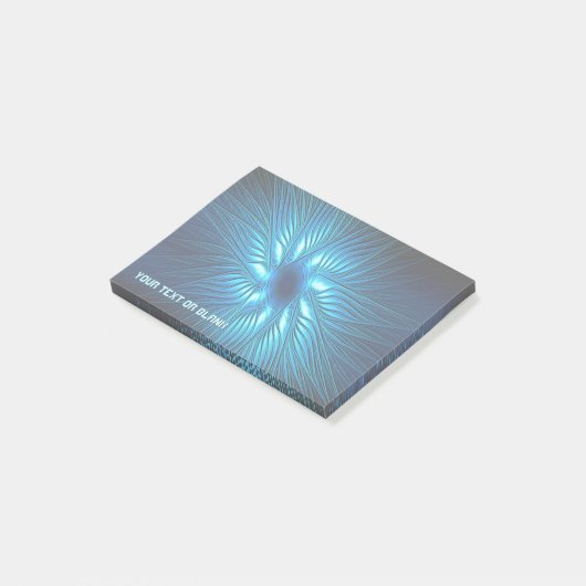 Carved Blue Star Canvas Print Post-it Klebezettel (angewinkelt)