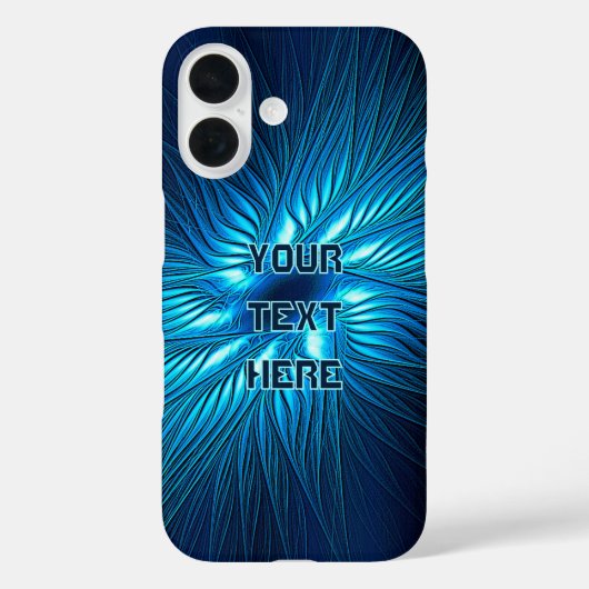 Carved Blue Star Case-Mate iPhone Hülle (Rückseite)