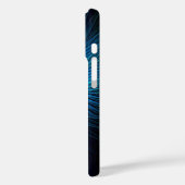 Carved Blue Star Case-Mate iPhone Hülle (Rückseite / Links)