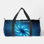 Carved Blue Star Duffle Bag (Vorderseite)