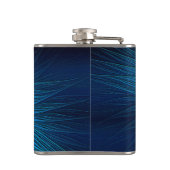 Carved Blue Star Flachmann (Rückseite)