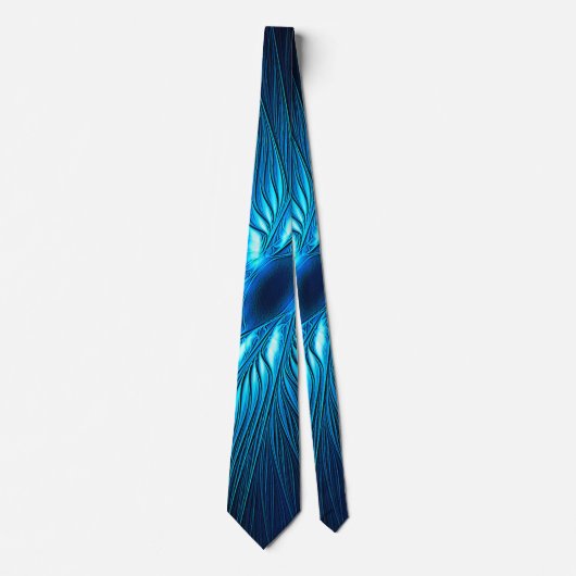 Carved Blue Star Neck Tie Krawatte (Vorderseite)