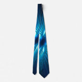 Carved Blue Star Neck Tie Krawatte (Rückseite)