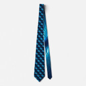 Carved Blue Star Neck Tie Krawatte (Vorderseite)