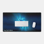 Carved Blue Star Schreibtischunterlage (Tastatur & Maus)