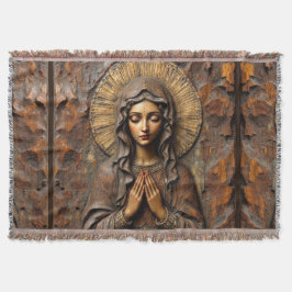Carved Devotion  Wooden Mary Decke