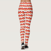 Carved Halloween Pumpkins Leggings (Rückseite)