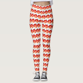 Carved Halloween Pumpkins Leggings