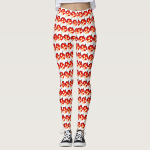 Carved Halloween Pumpkins Leggings
