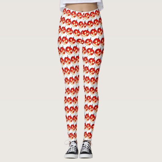 Carved Halloween Pumpkins Leggings (Vorderseite)