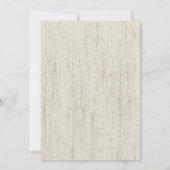 Carved Heart Wedding Einladung (Rückseite)