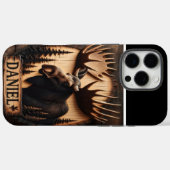 Carved Moose Head Sign Case-Mate iPhone Hülle (Rückseite (Horizontal))