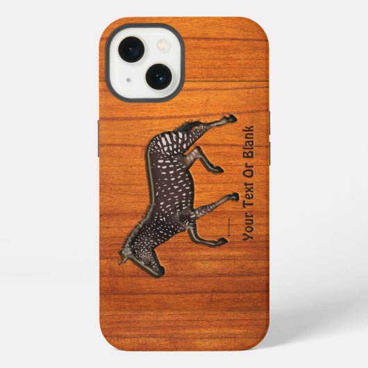 Carved Polka Dot Zebra Case-Mate iPhone Case Hülle (Rückseite)