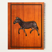 Carved Polka Dot Zebra Planer (Rückseite)