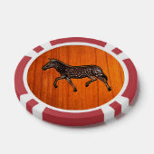 Carved Polka Dot Zebra Pokerchips (Einzeln)
