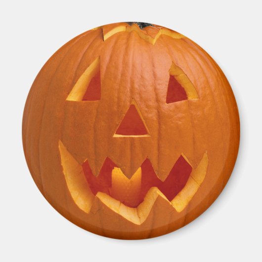 Carved Pumpkin Halloween Magnet (Vorne)