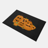 Carved Pumpkins Doormat Fußmatte (Schrägansicht)
